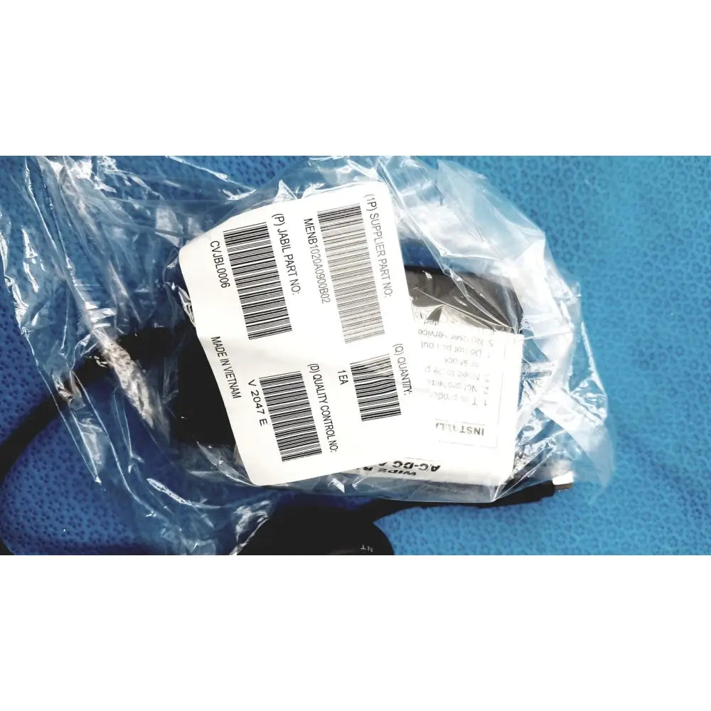Black plastic ac-dc power adapter in clear bag for Burton ultraviolet examining ultraviolet examining light 031980