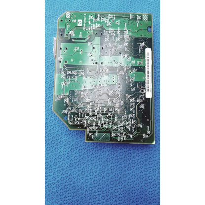Green carriage pca board c7769-60007 with silver traces and barcode label for hp designjet printer assembly