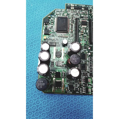 Green carriage PCA board c7769-60007 with black capacitors and integrated circuits for HP Designjet printers