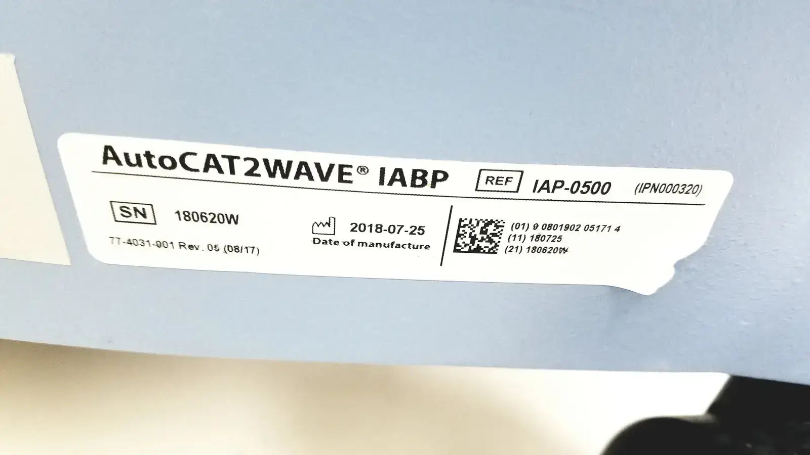 Welch Allyn Cardiac Assist Arrow AutoCAT 2 WAVE Ref IABP-0500 Hemodynamic Support System, second-hand product photo 9