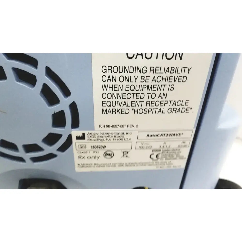 Welch Allyn Cardiac Assist Arrow AutoCAT 2 WAVE Ref IABP-0500 Hemodynamic Support System, second-hand product photo 7
