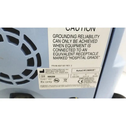 Welch Allyn Cardiac Assist Arrow AutoCAT 2 WAVE Ref IABP-0500 Hemodynamic Support System, second-hand product photo 7