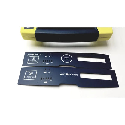 Dark blue plastic cardiac science aed trainer with automatic branding and clear data button for aed trainer teaching device