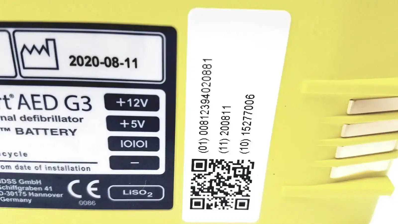 Cardiac Science Intellisense Lithium Battery for PowerHeart G3 AED - 9146-302 AED Battery, second-hand product photo 3