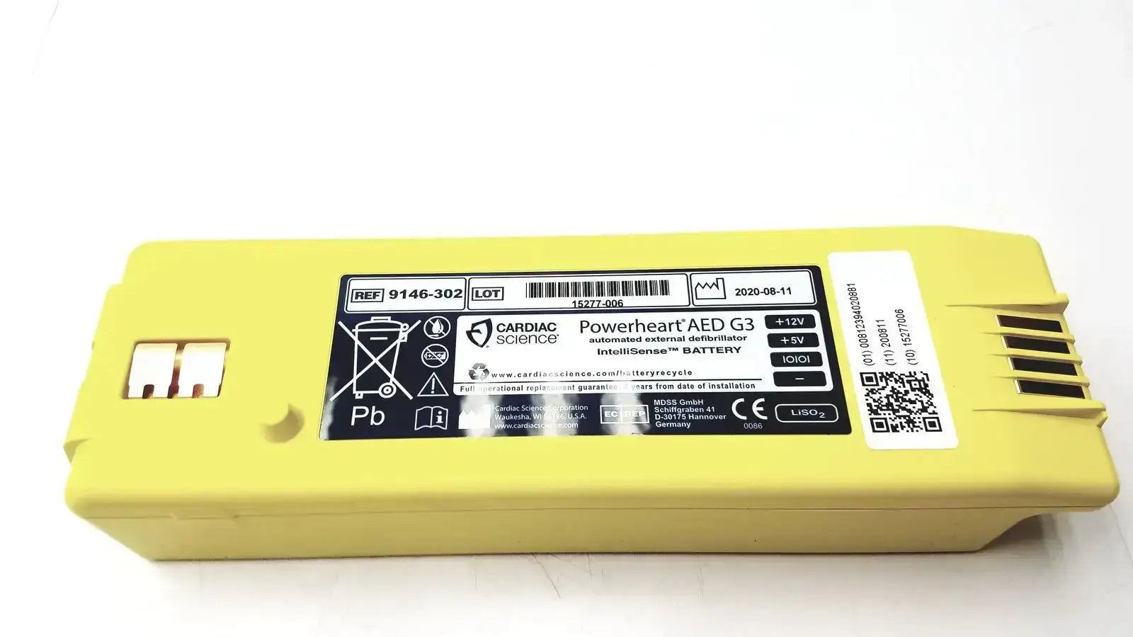 Cardiac Science Intellisense Lithium Battery for PowerHeart G3 AED - 9146-302 AED Battery, second-hand product photo 1