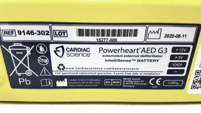 Cardiac Science Intellisense Lithium Battery for PowerHeart G3 AED - 9146-302 AED Battery, second-hand product photo 2