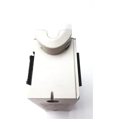 White plastic electrical enclosure with curved top cover and black side connectors for cardinal health alaris sp02 module nellcor oximax