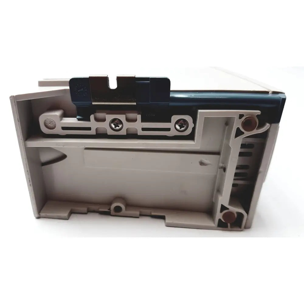 Gray plastic housing with black metal mounting bracket and screws for cardinal health alaris sp02 module nellcor oximax