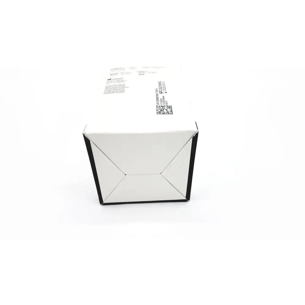 White cardboard box with black trim and printed labels containing cardinal health gauze pads 3381g health gauze pads