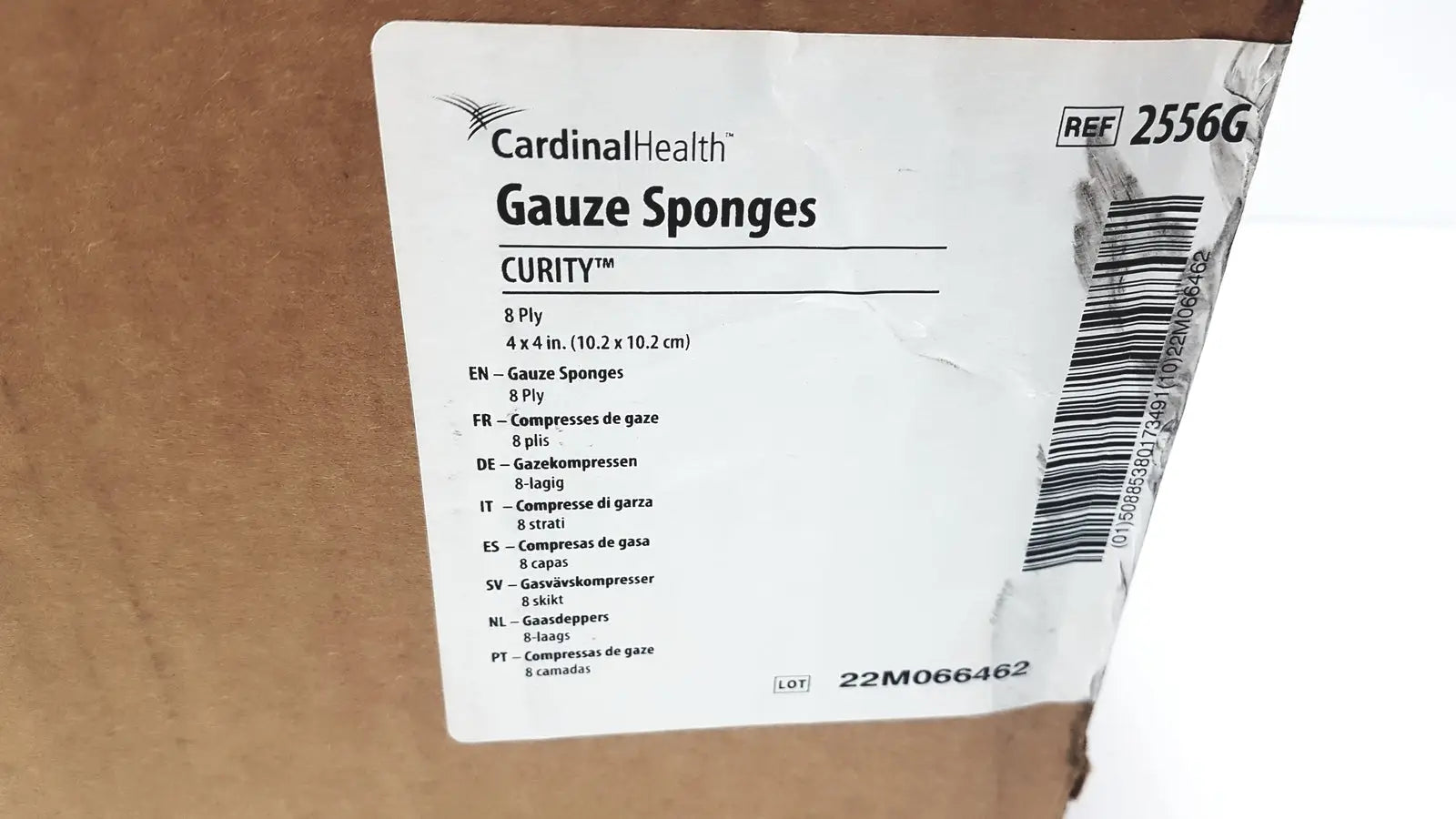 Cardinal Health Gauze Sponges Curity 2556G Pack of 200 x 20 Gauze Sponges, new product photo 4