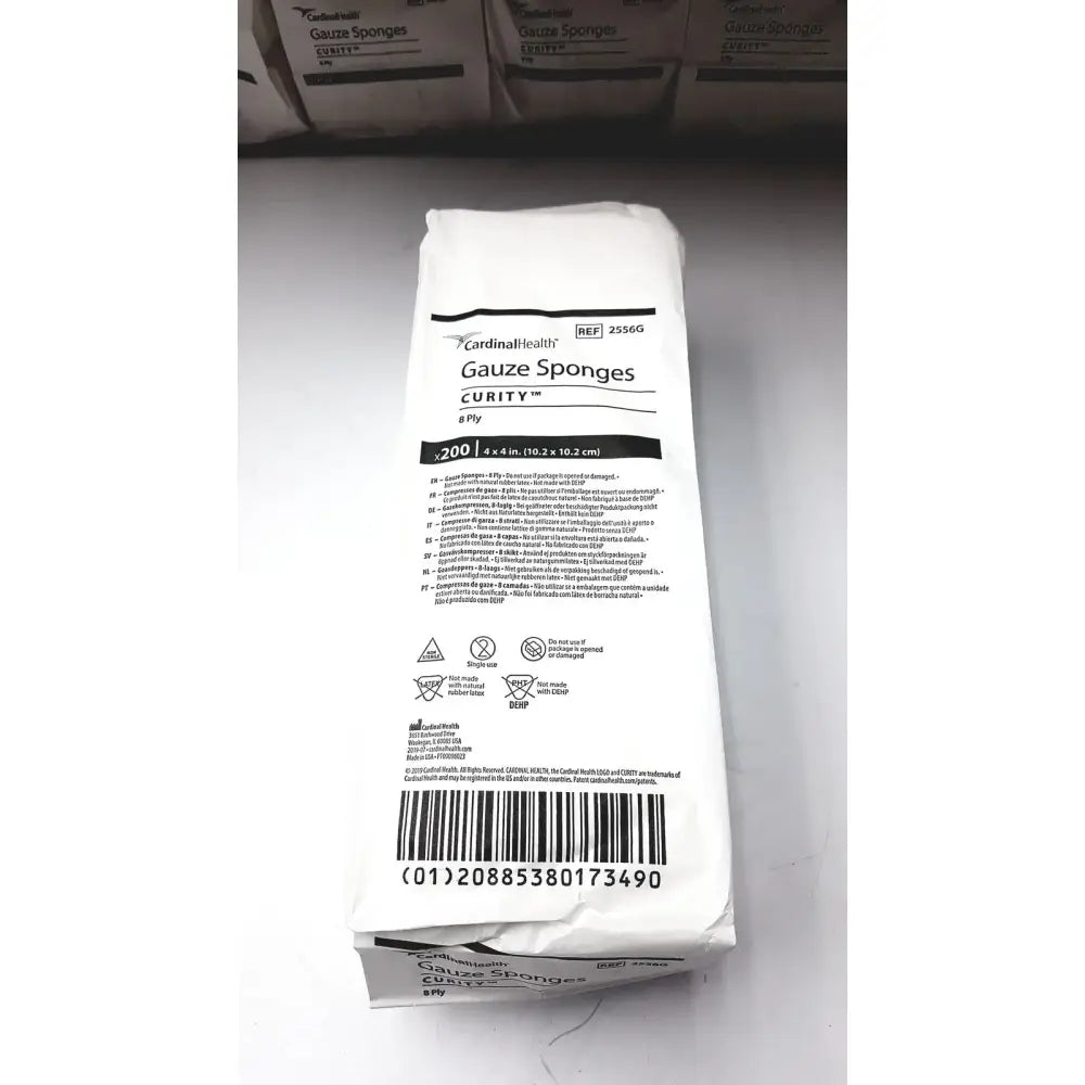 Cardinal Health Gauze Sponges Curity 2556G Pack of 200 x 20 Gauze Sponges, new product photo 5