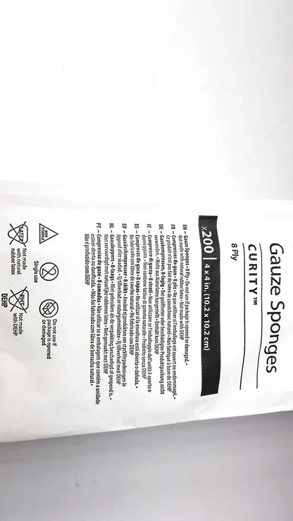 Cardinal Health Gauze Sponges Curity 2556G Pack of 200 x 20 Gauze Sponges, new product photo 7