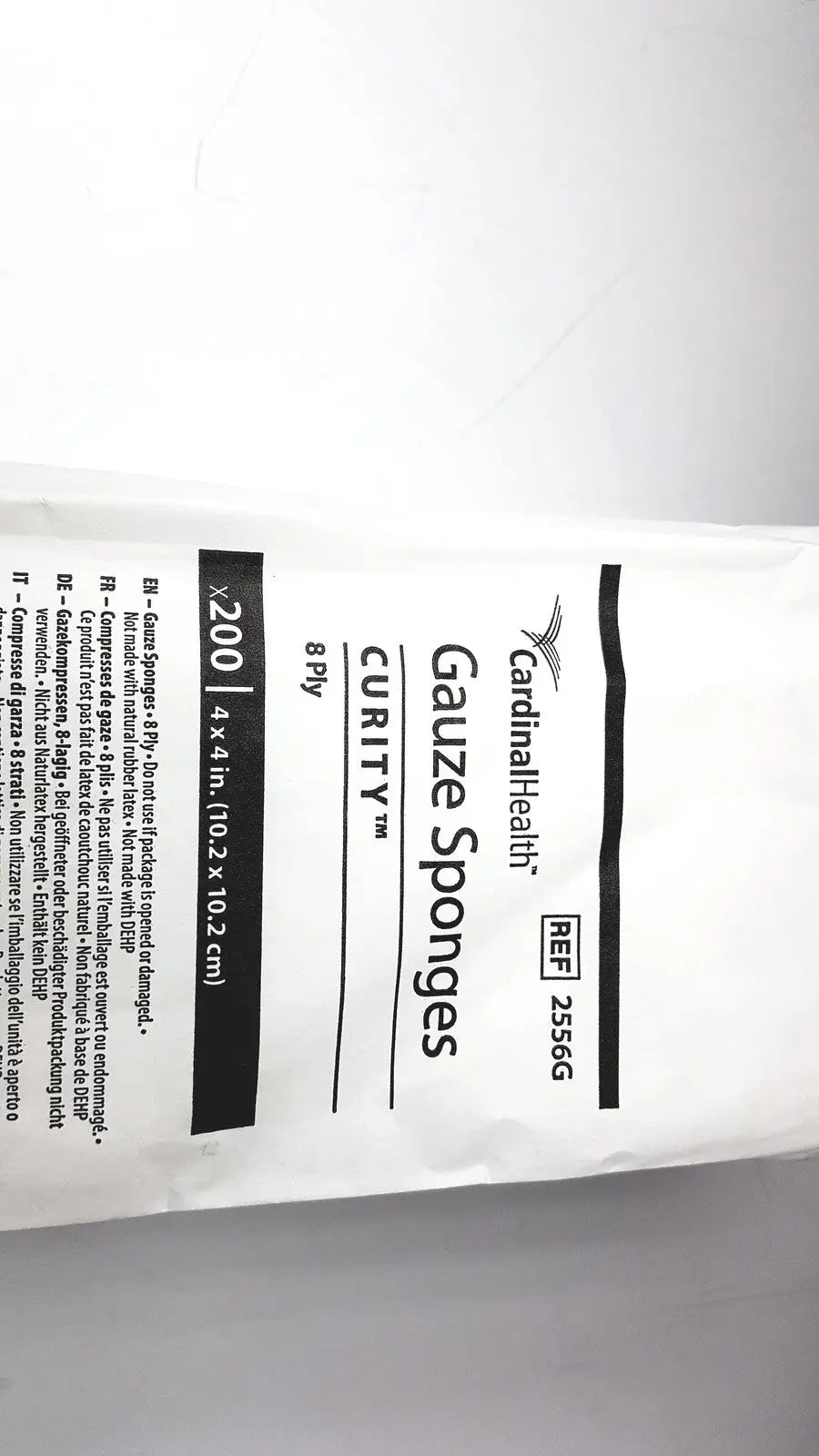 Cardinal Health Gauze Sponges Curity 2556G Pack of 200 x 20 Gauze Sponges, new product photo 6