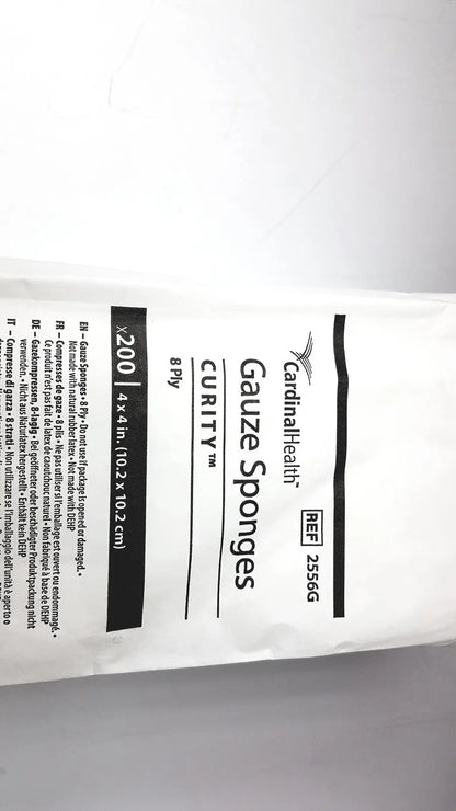 Cardinal Health Gauze Sponges Curity 2556G Pack of 200 x 20 Gauze Sponges, new product photo 6