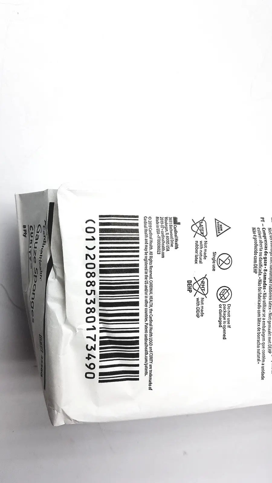 Cardinal Health Gauze Sponges Curity 2556G Pack of 200 x 20 Gauze Sponges, new product photo 8