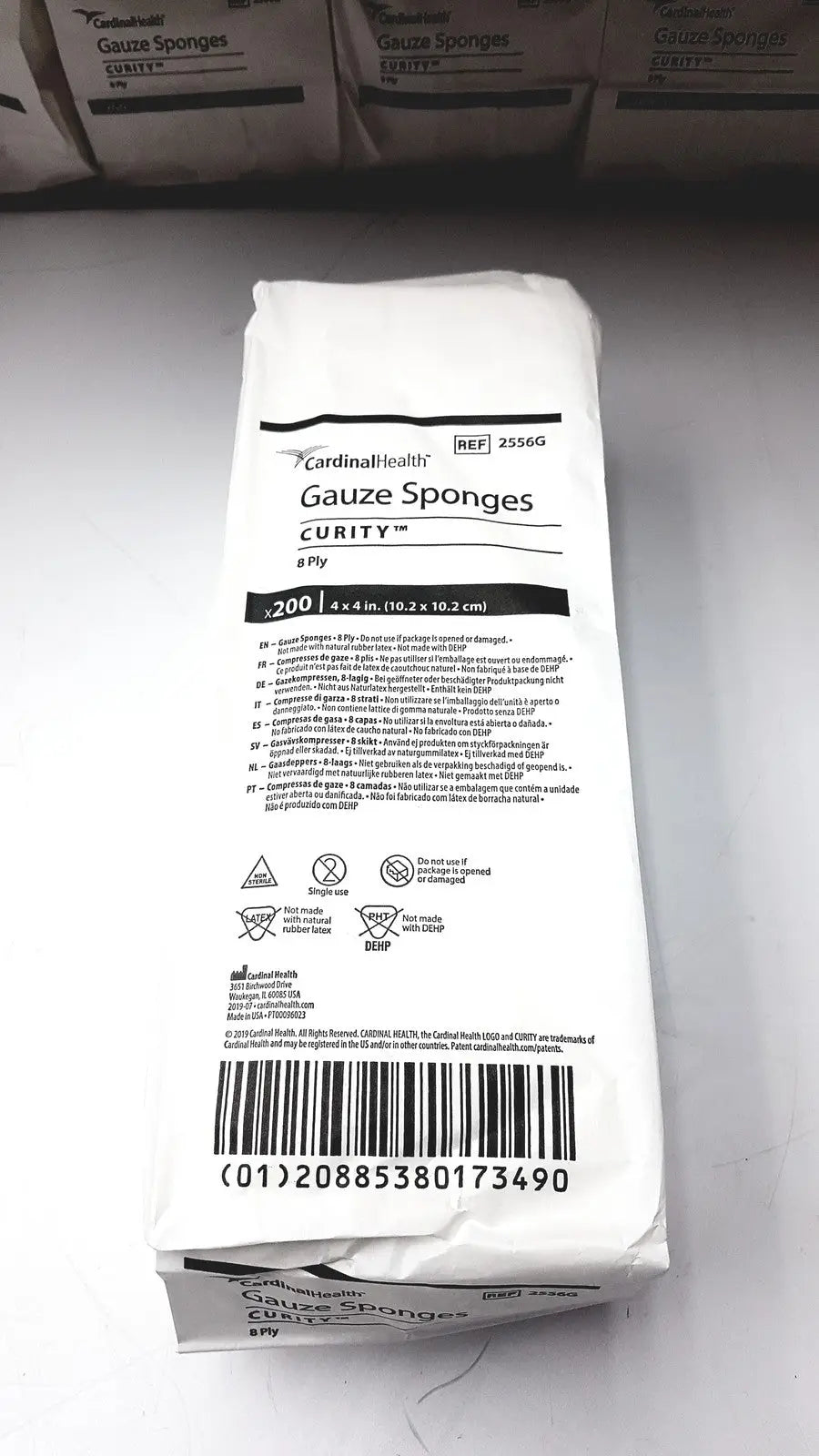 Cardinal Health Gauze Sponges Curity 2556G Pack of 200 x 20 Gauze Sponges, new product photo 5