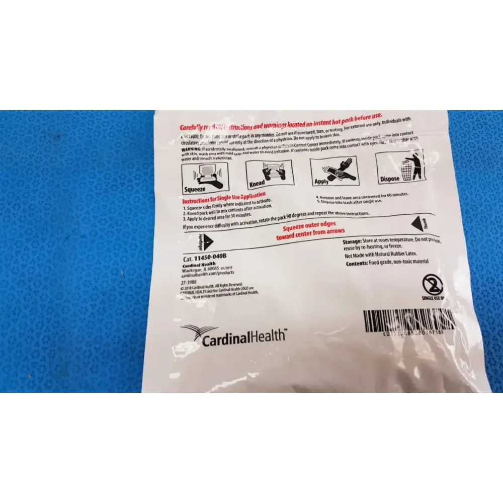 Cardinal Health Instant Hot Pack 6" x 9" – Lot of 07 Instant Hot Pack, new product photo 4