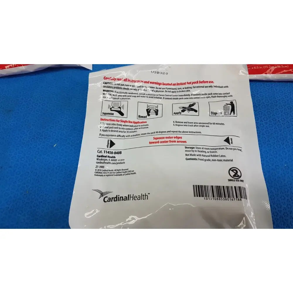 Cardinal Health Instant Hot Pack 6" x 9" – Lot of 8 Instant Hot Pack, new product photo 7