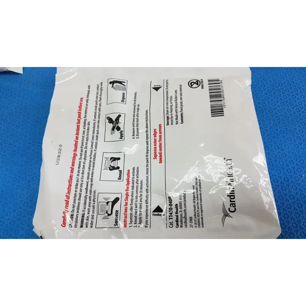 Cardinal Health Instant Hot Pack 6" x 9" – Lot of 8 Instant Hot Pack, new product photo 8