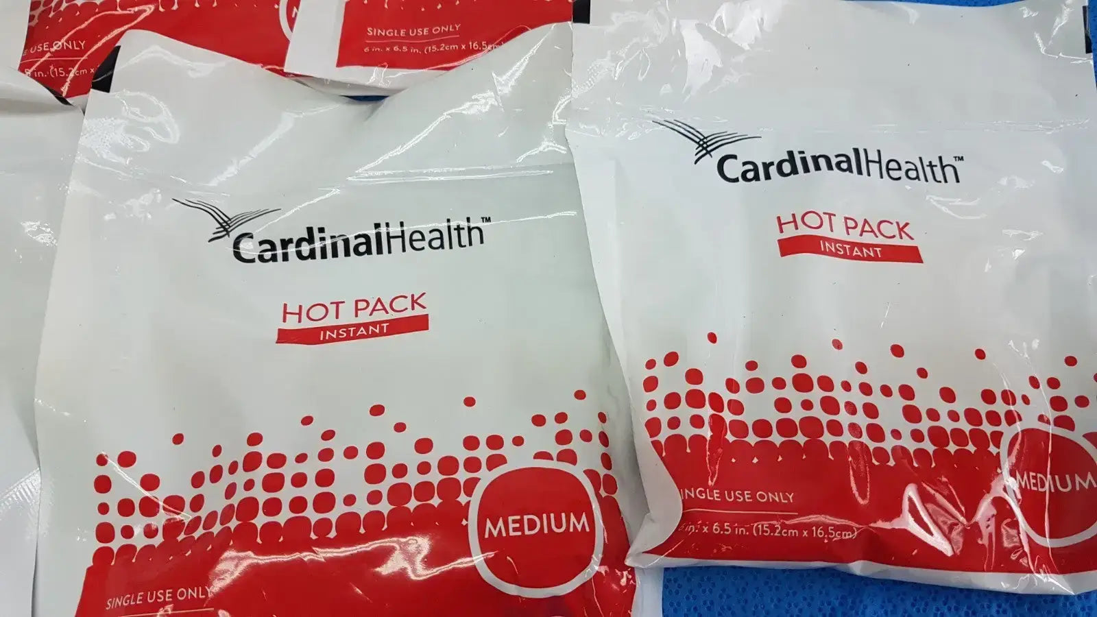 Cardinal Health Instant Hot Pack 6" x 9" – Lot of 8 Instant Hot Pack, new product photo 3