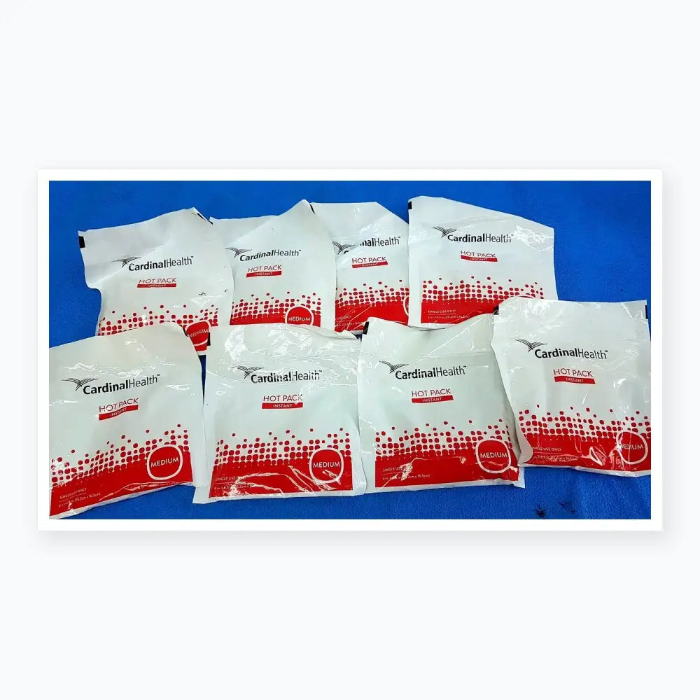 Cardinal Health Instant Hot Pack 6" x 9" – Lot of 8 Instant Hot Pack, new product photo 1