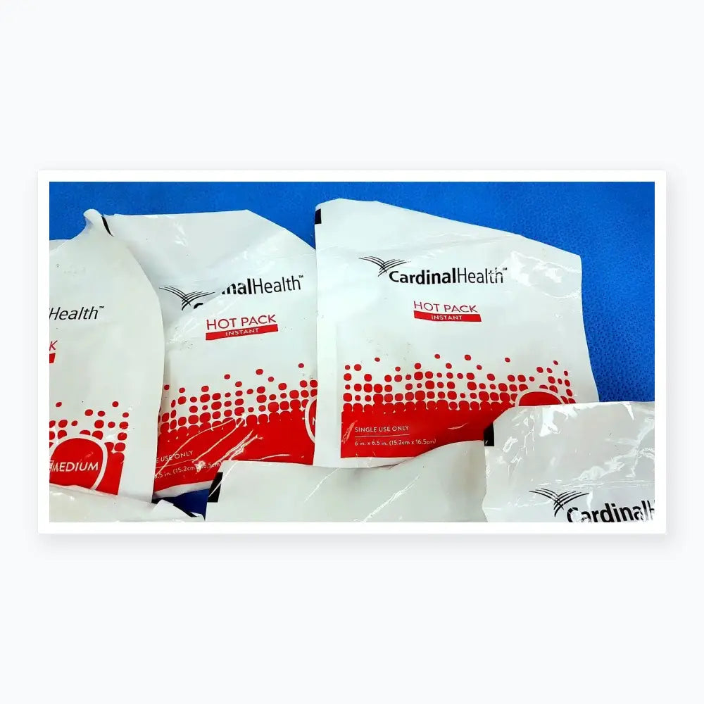 Cardinal Health Instant Hot Pack 6" x 9" – Lot of 8 Instant Hot Pack, new product photo 4