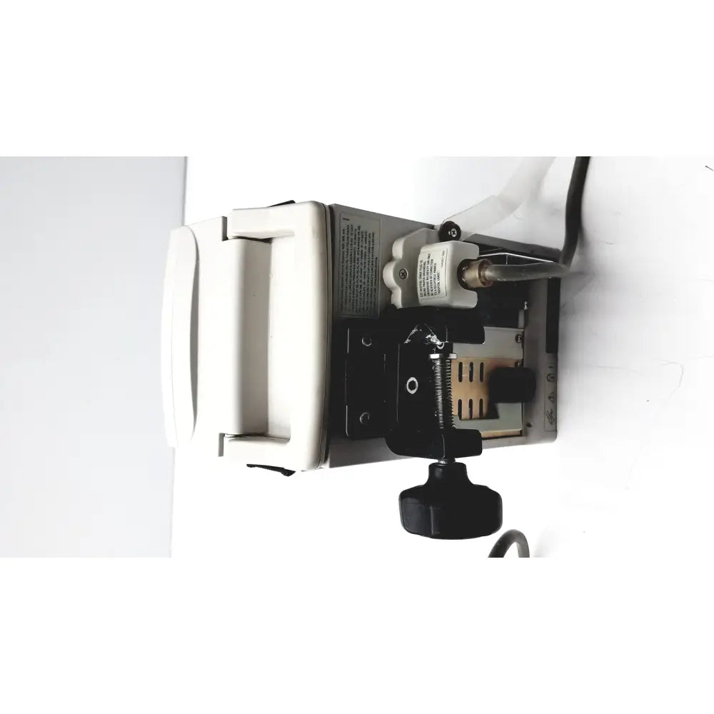 Cardinal Health PC 8015 guardrails suite mx medical-grade iv infusion pump with sturdy handle and metallic components