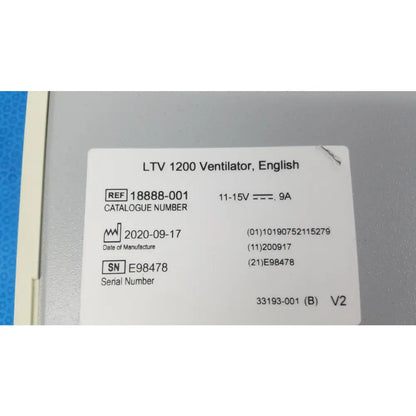 CareFusion LTV 1200 Ventilator Ref 18888-001 - Portable ventilator