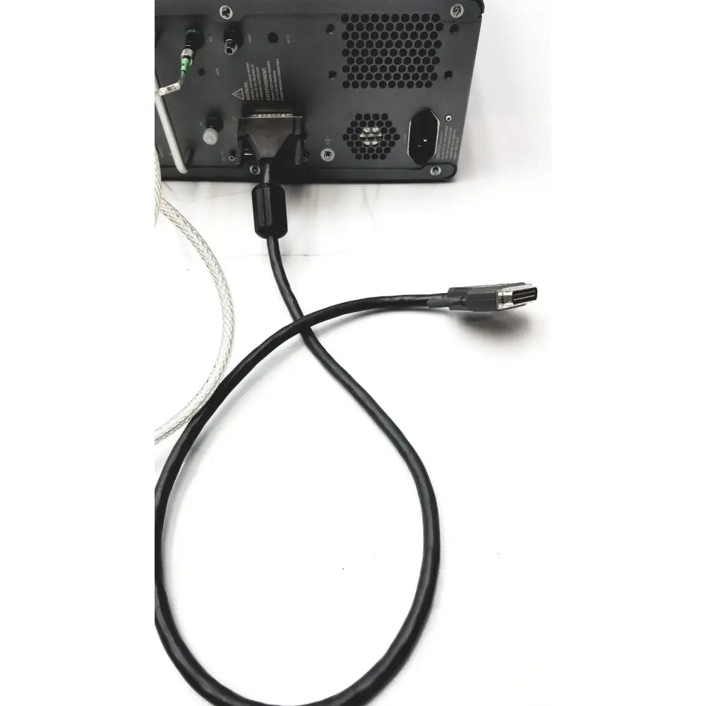 Black hdmi cable with matte finish and metallic connector for carefusion vmax encore analyzer and western medical regulators