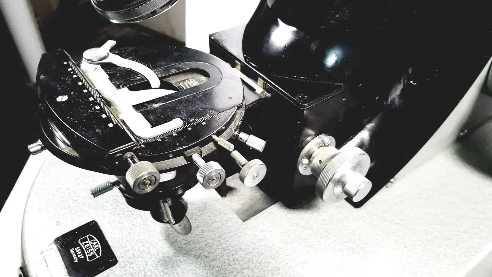 Carl Zeiss 59596, 6760-5021 Photomicroscope Binocular Microscope Microscope, as-is (for parts) product photo 9