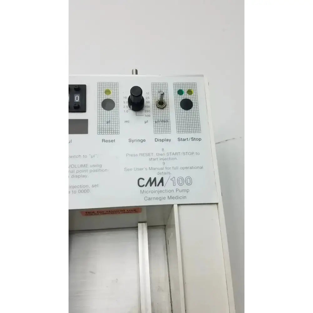 Carnegie Medicin AB Model CMA 100 Microinjection Pump Microinjection Pump, second-hand product photo 2