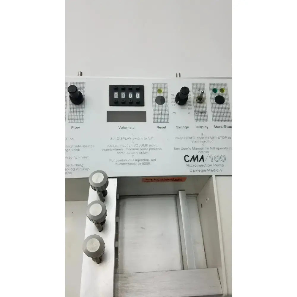 Carnegie Medicin AB Model CMA 100 Microinjection Pump Microinjection Pump, second-hand product photo 4