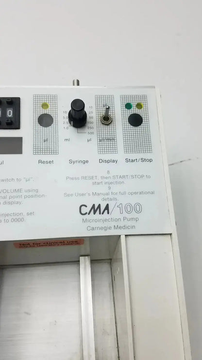 Carnegie Medicin AB Model CMA 100 Microinjection Pump Microinjection Pump, second-hand product photo 2