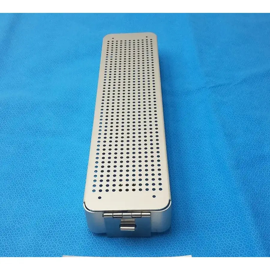 Case Medical ENCM Sterilization Container 16.3"x4"x1.8" Surgical Instrument Tray Sterilization Container, second-hand product photo 1