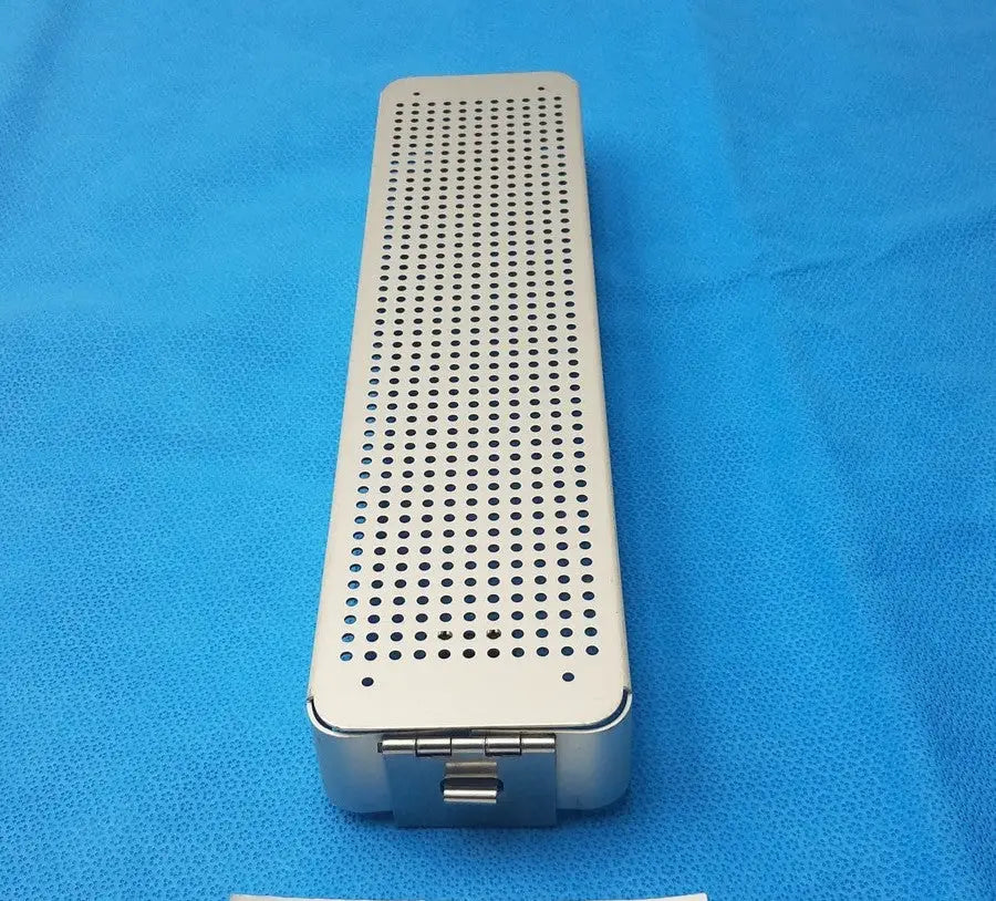Case Medical ENCM Sterilization Container 16.3"x4"x1.8" Surgical Instrument Tray Sterilization Container, second-hand product photo 1