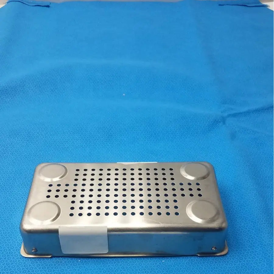 Case Medical ENCM Sterilization Container Box Lid – Used Sterilization Basket, second-hand product photo 1