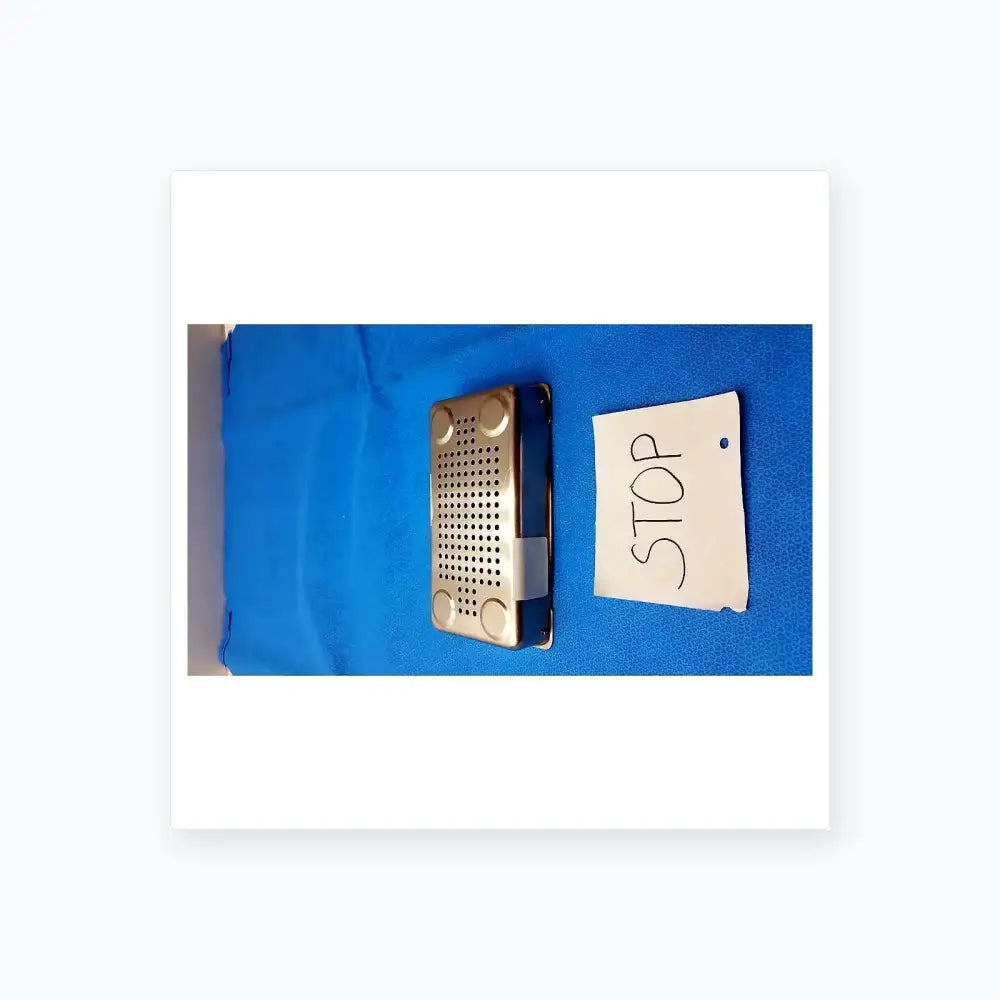 Case Medical ENCM Sterilization Container Box Lid – Used Sterilization Basket, second-hand product photo 2