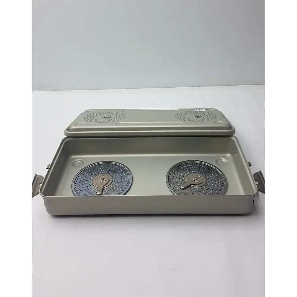 Reuse Medical Case Medical MAF-Tray Solid Sterilization Container System With Lid Sterilization Trays & Cases, second-hand product photo 1