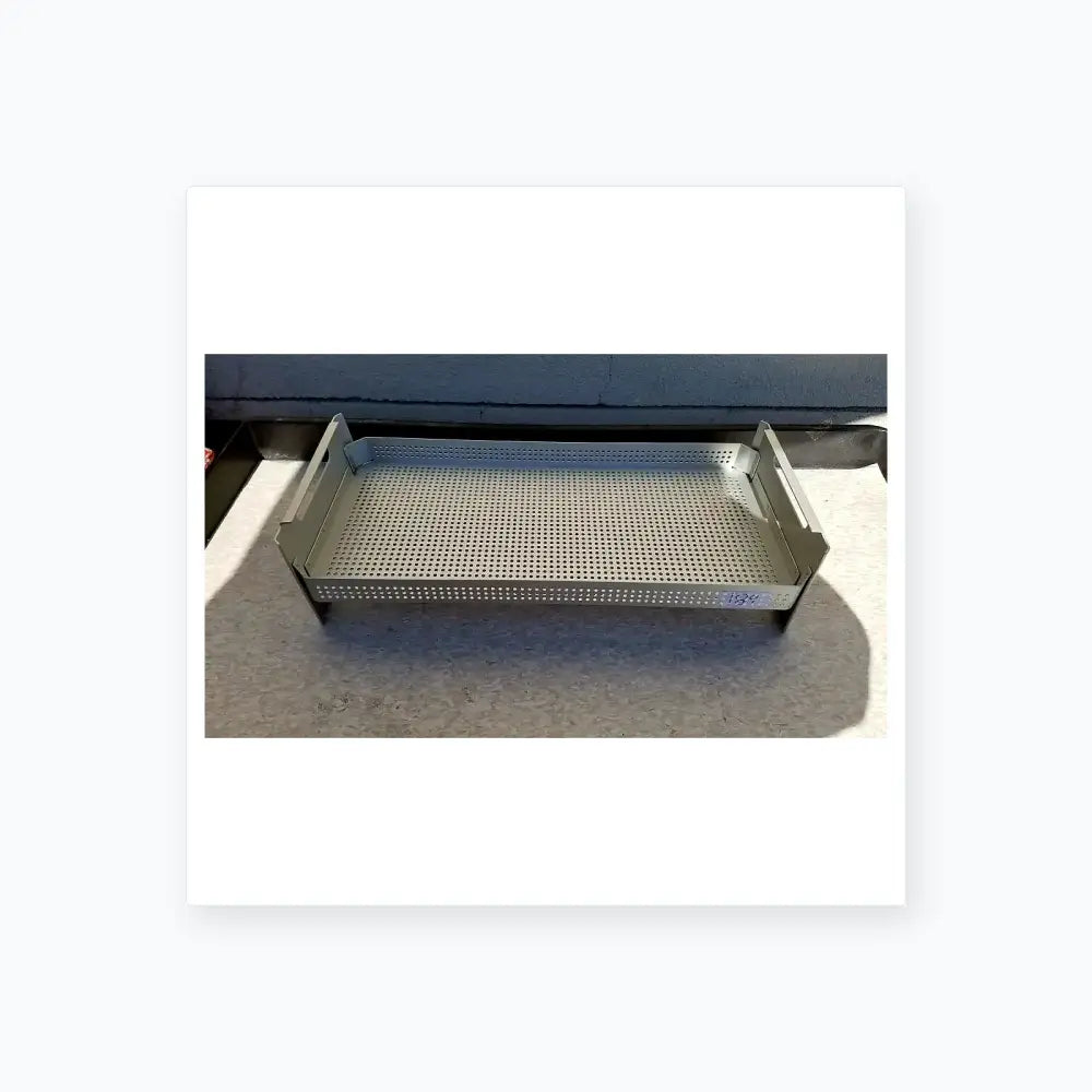 Reuse Medical Case Medical Perforated Basket Aluminum Sterilization Insert Tray Sterilization Trays & Cases, second-hand product photo 1