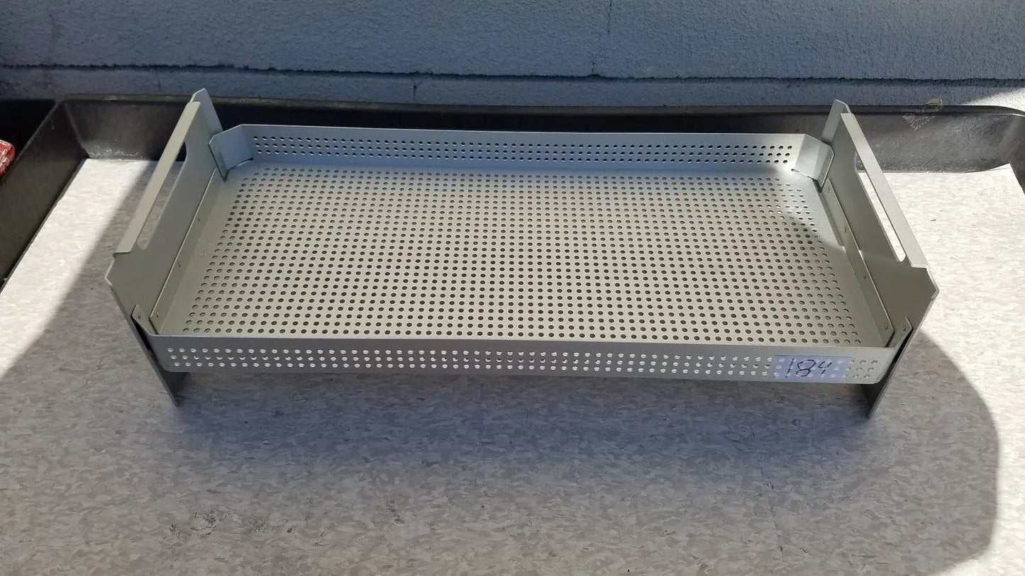 Reuse Medical Case Medical Perforated Basket Aluminum Sterilization Insert Tray Sterilization Trays & Cases, second-hand product photo 1