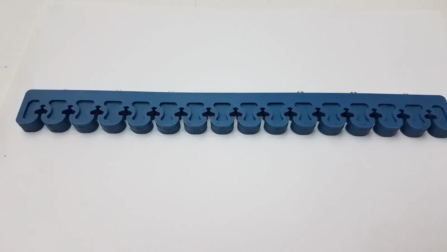 Case Medical Silicone Bracket - Silicone Backbone Bracket 15-Slot Silicone Bracket, second-hand product photo 8