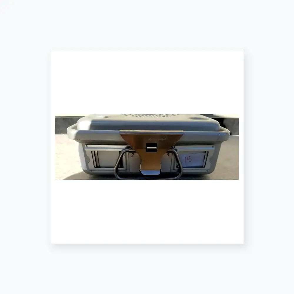 Reuse Medical Case Medical Sterilization Container Half Size Lid Sterilization Trays & Cases, second-hand product photo 1
