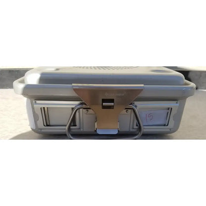 Reuse Medical Case Medical Sterilization Container Half Size Lid Sterilization Trays & Cases, second-hand product photo 1