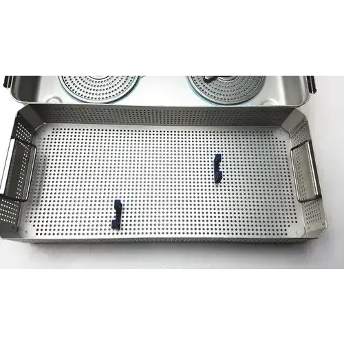 Case Medical with Basket Sterilization Container, second-hand product photo 5
