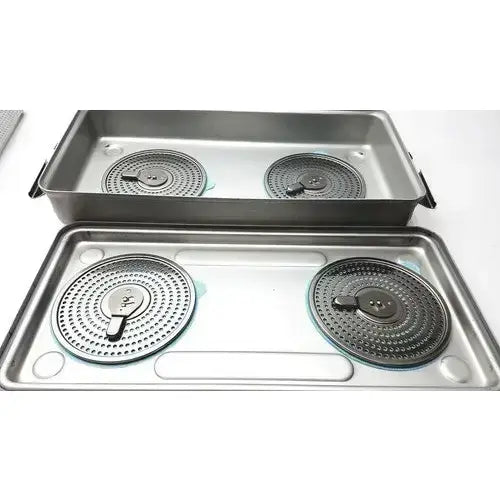 Case Medical with Basket Sterilization Container, second-hand product photo 3