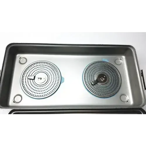 Case Medical with Basket Sterilization Container, second-hand product photo 1