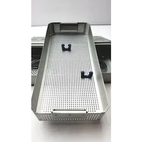 Case Medical with Basket Sterilization Container, second-hand product photo 4