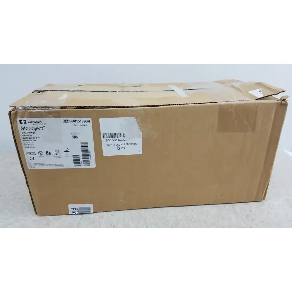 Covidien Case of 1000 Covidien Monoject 8881513934 3ml Syriinge Syringe, second-hand product photo 1