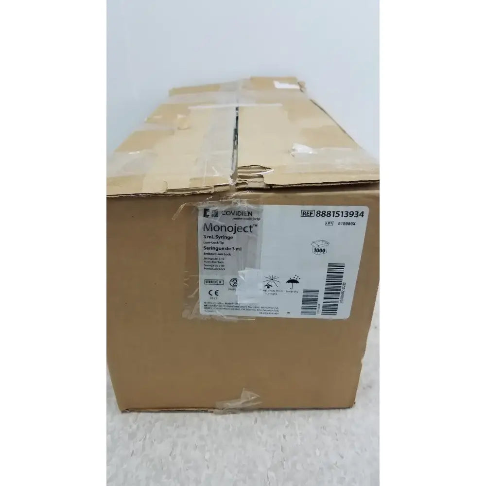 Covidien Case of 1000 Covidien Monoject 8881513934 3ml Syriinge Syringe, second-hand product photo 6