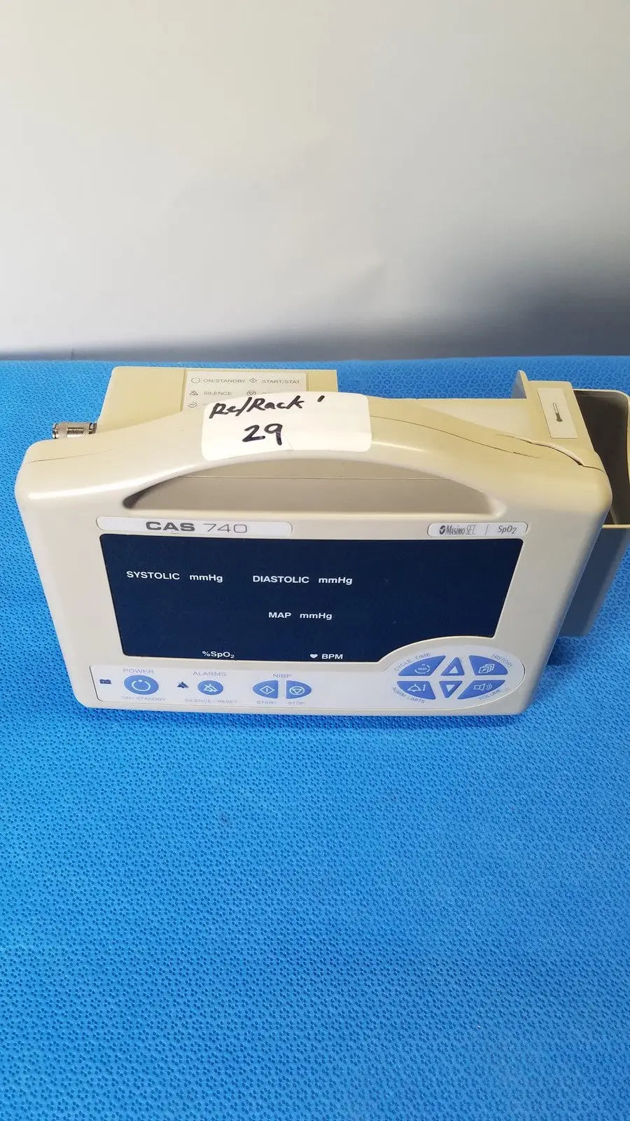 Reuse Medical CASMED 740 Masimo SET SpO2 Blood Pressure Patient Monitor - 740-3NL Other Medical & Lab Equipment, as-is (for parts) product photo 1